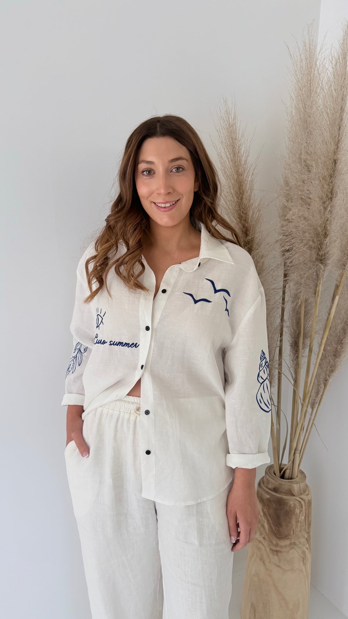 Santorini Linen Shirt