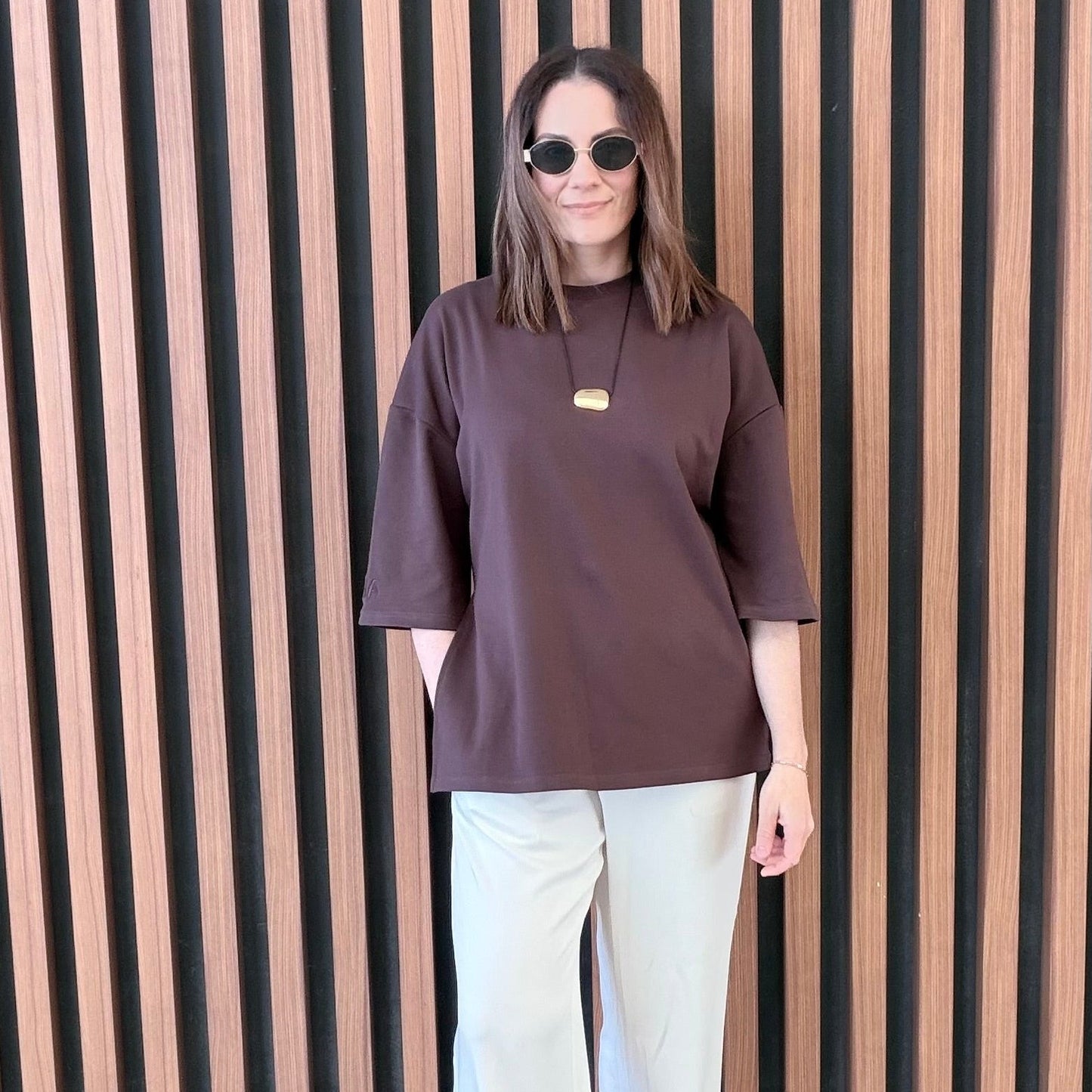 Off-Duty Tee - Choc