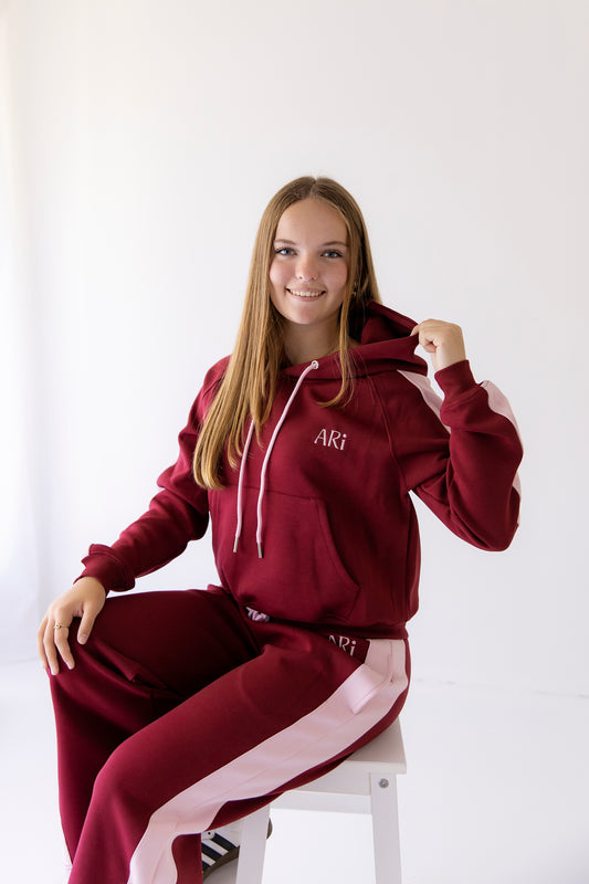 Off-Duty Hoodie - Burgundy