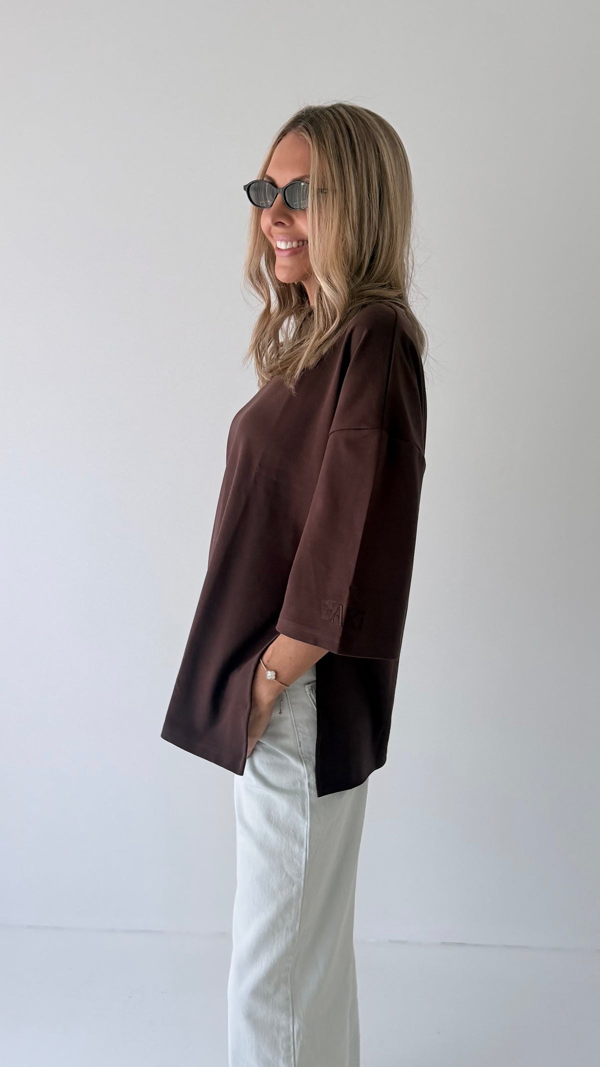 Off-Duty Tee - Choc