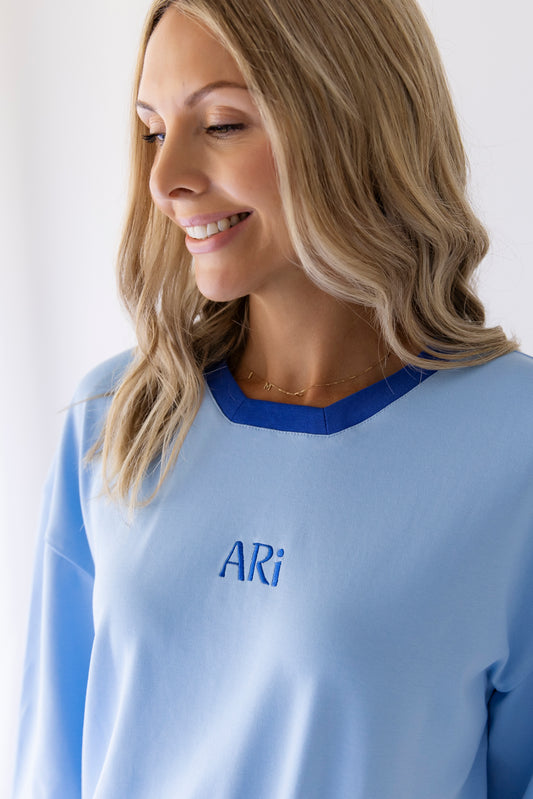 Off-Duty Long Sleeve - Ari Blue