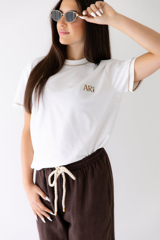 The Stitch Tee - White