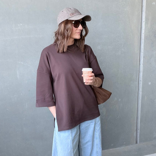 Off-Duty Tee - Choc