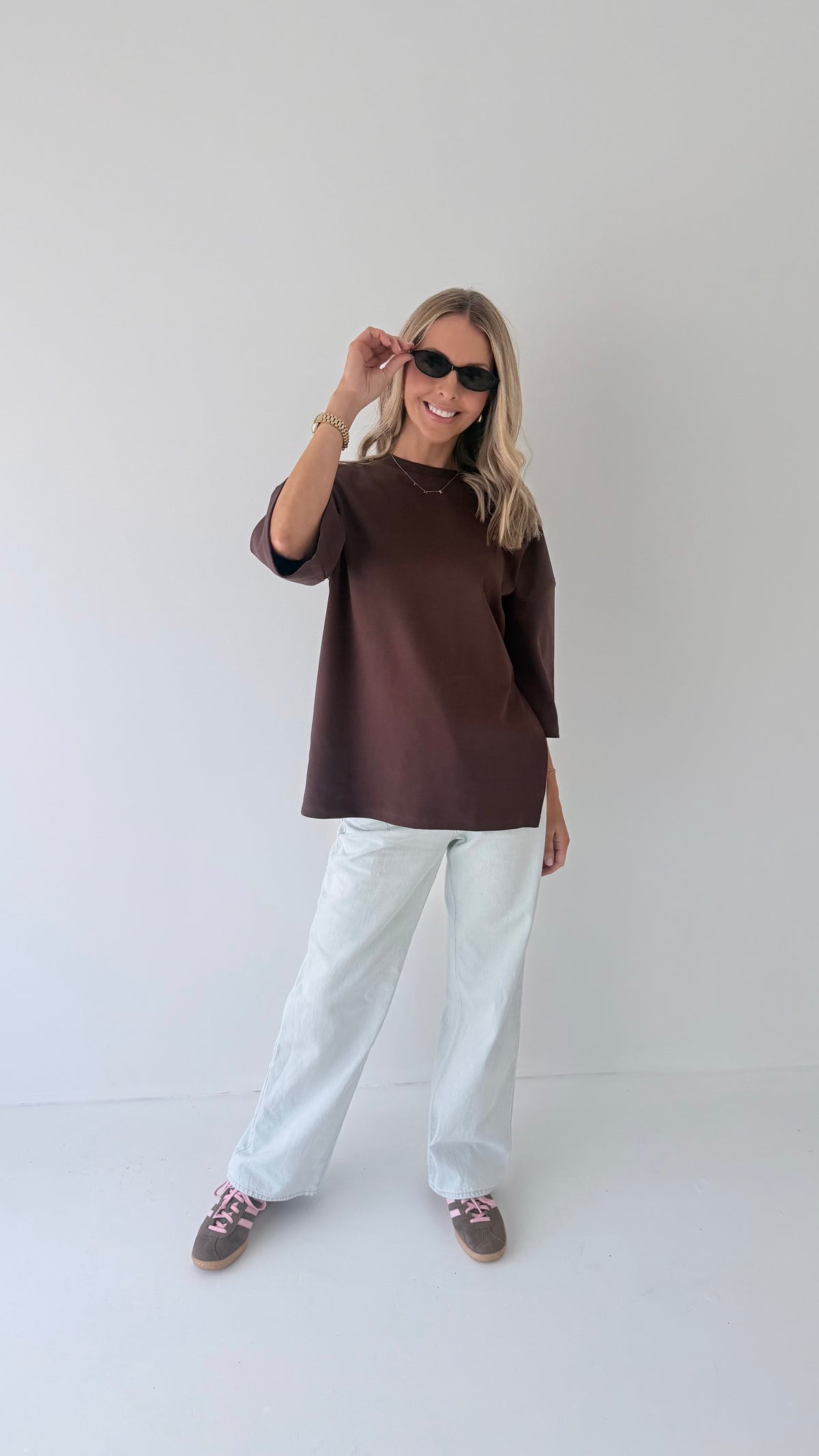 Off-Duty Tee - Choc