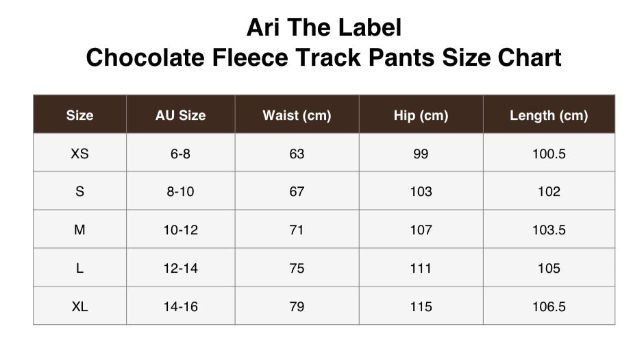 Fleece Wide Leg Track Pants